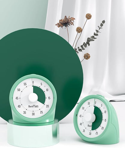 Visual Timer for Kids with Pause Button, 60-Minute Countdown Timer with Silent - Image 2