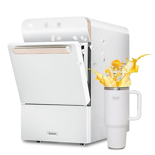 Gevi V2.0 Nugget Ice Maker, 38lbs/24H Countertop Pellet Ice Machine by Gevi