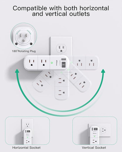 PD20W USB Outlet Extender Surge Protector - - Image 2