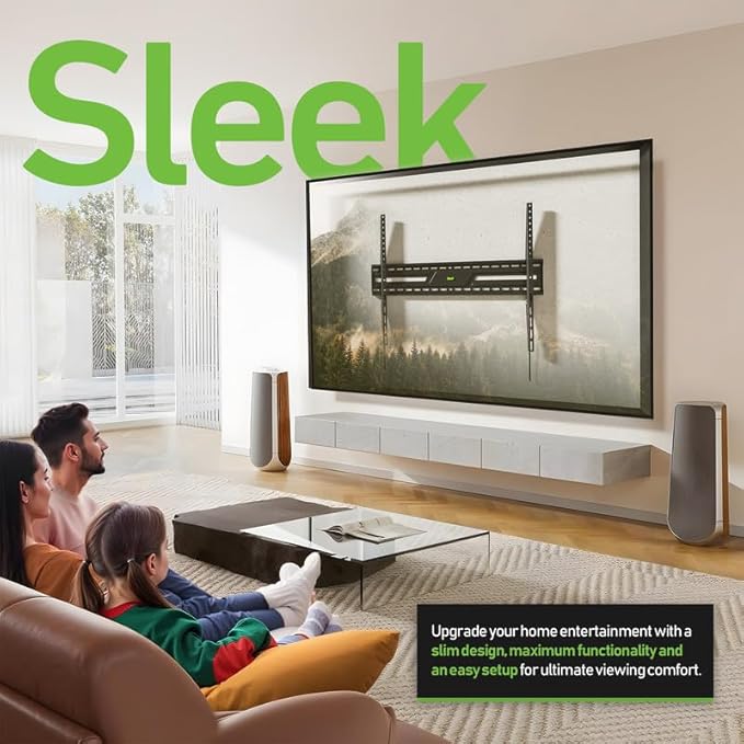 Ultra Slim Flush TV Wall Mount Bracket - Image 3