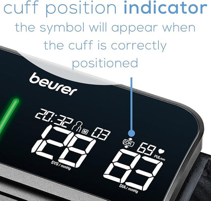 Beurer BM81 easyLock Automatic Upper Arm Blood Pressure Monitor, Smart Cuff - Image 7