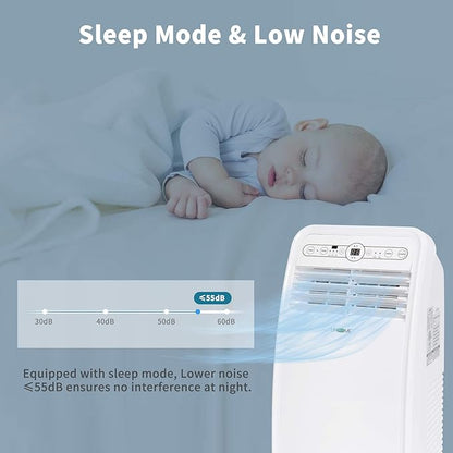 Uhome Portable Air Conditioner, 8000 BTU Compact AC Unit - Image 3