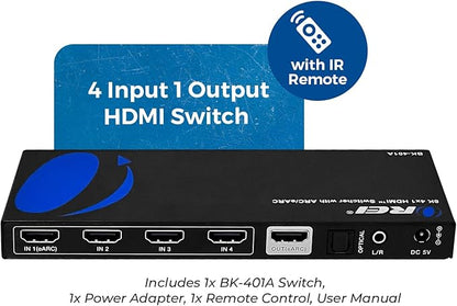 OREI 8K eARC HDMI 2.1 Switch 4x1, Switcher - Image 2