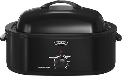 Sunvivi 22lb 18-Quart Roaster Oven, Electric Roaster Oven by WeGetLife