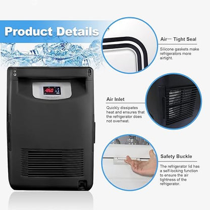20L Ultra-Low Temperature Freezer-86°C Portable Lab Cryogenic Freezer 122 °F - Image 4