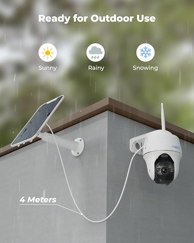 REOLINK Security Cameras Wireless Outdoor, Pan Tilt Solar Powered, 5MP 2K+ - Image 8