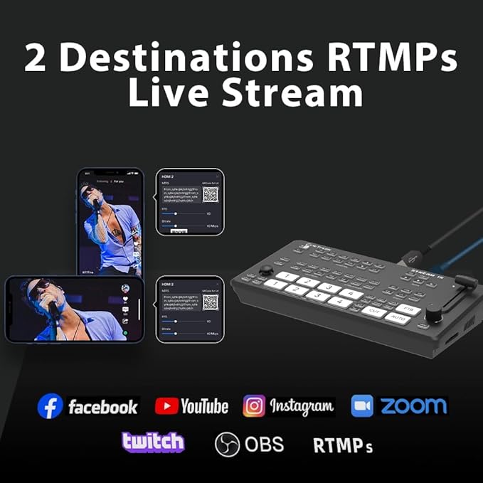 Stream SH 2HDMI & 2SDI Pro Video Switcher Mixer - Image 4