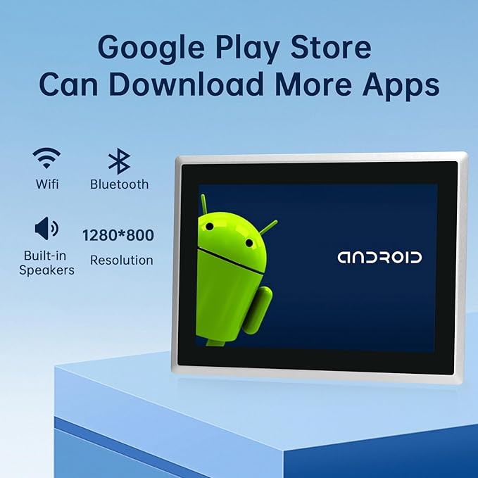10.1-Inch Touchscreen Monitor, Ratio 16:10 Embedded Industiral Touch Screen - Image 3