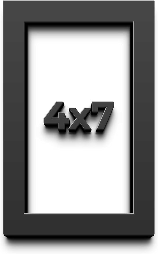 4x7 Black Shadow Box Frame by CustomPictureFrames