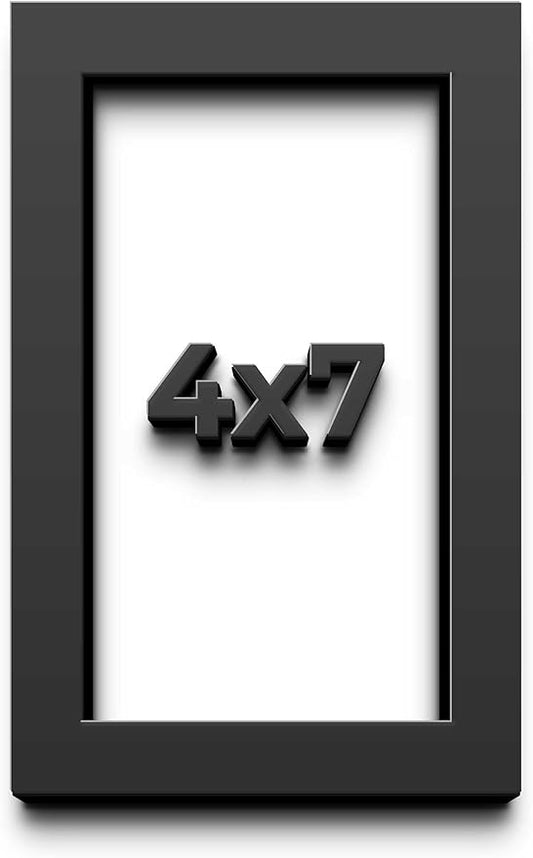 4x7 Black Shadow Box Frame by CustomPictureFrames