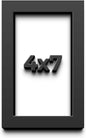 4x7 Black Shadow Box Frame by CustomPictureFrames