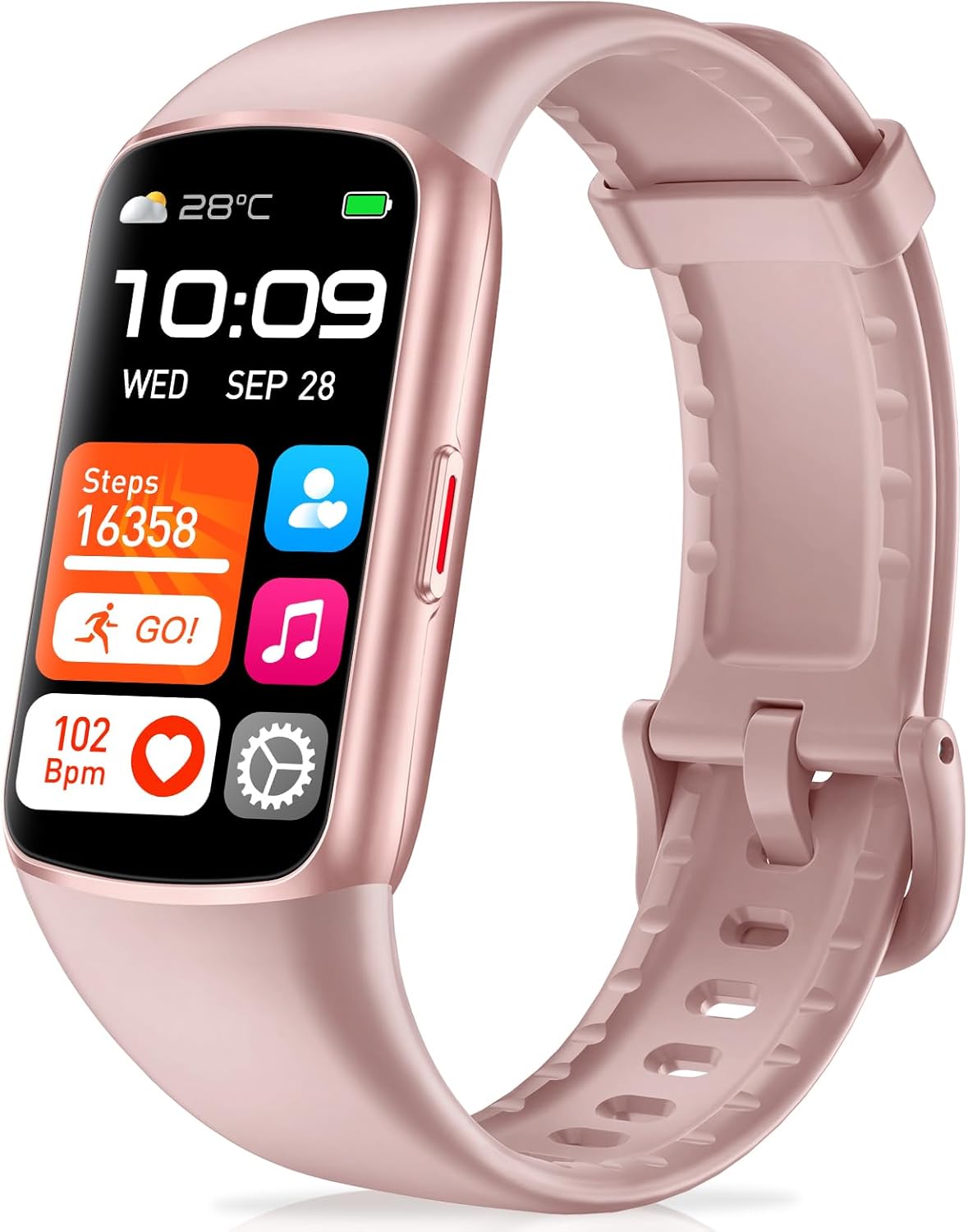 fitness tracker with 24/7 heart rate, blood oxygen, main product view