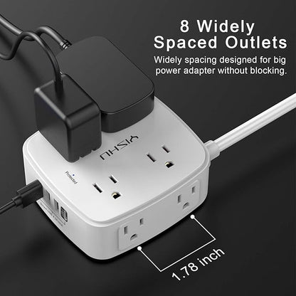 6 Ft Surge Protector Power Strip - Image 4