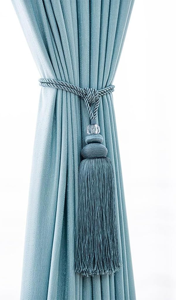 Curtain Storage with Three Ball Hanging Balls Straps and