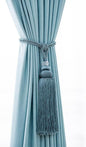 Curtain Storage with Three Ball Hanging Balls Straps and