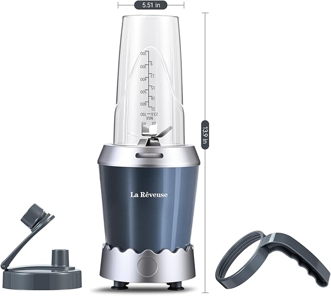 La Reveuse Personal Size Smoothie Blender Pro, 1000W High Speed - Image 2