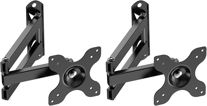 WALI TV Wall Mount Full Motion 15 inch Extension Arm Tilt Swivel by WALI