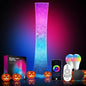LEONC RGB+CCT Floor Lamp with Remote, 1800lm LED Tuya Smart 9W×2 Bulbs by LEONCDesign