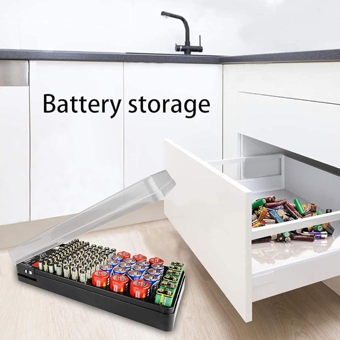 LUEXBOX Battery Organizer Storage Case Holder - Image 6