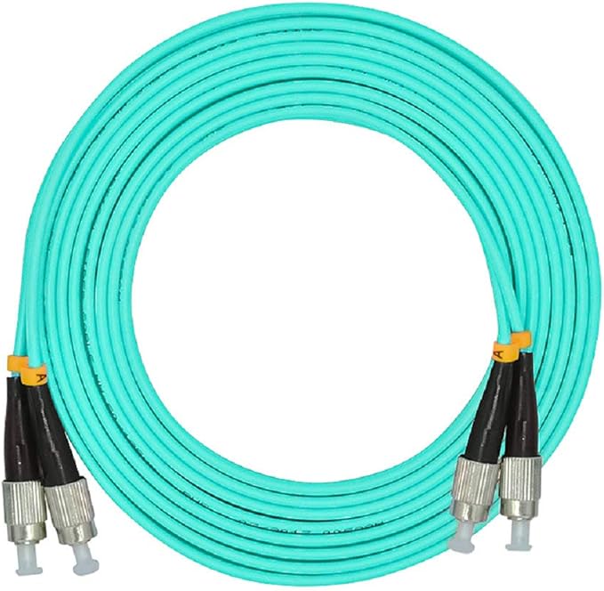 Jeirdus 20Meters 65ft Duplex 50/125 10G OM3 Multi-Mode Fiber Optic Cable Jumper by Jeirdus