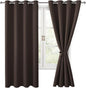 Hiasan Blackout Curtains for Bedroom, 52 x 63 Inches Length by Hiasan