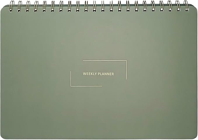 Undated Weekly Planner | 8.25” x 11.75” Work To-Do Notebook | ADHD Academic - Image 2