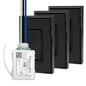 RunLessWire 4-Way Battery-Free DIY Wireless Light Switch Kit 150ft RF Range by RunLessWire