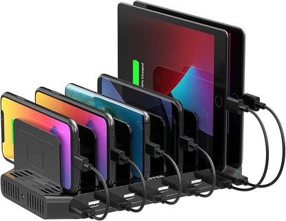 【5PCS】 Unitek USB Charging Station, 10 USB Fast Ports Charge Docking Station by Unitek