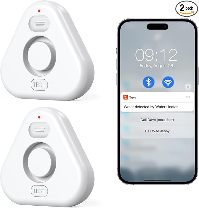 Water Detector Sensor, Water Leak Detectors by MOXIV