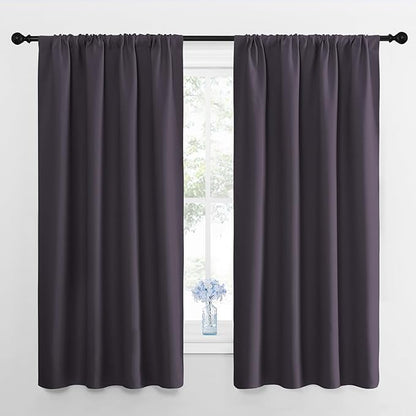 NICETOWN Blackout Curtains for Living Room, 2 Panels, 42 by 63, Darkening by NICETOWN