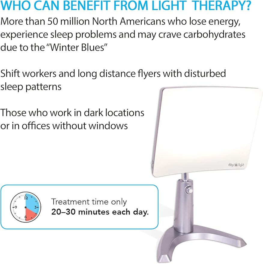Carex Day-Light Classic Plus Sunlight Therapy Lamp - Image 6