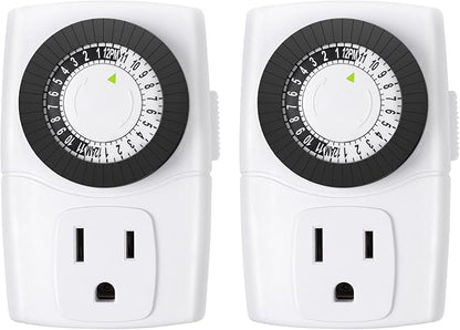 BN-LINK BND-60/U47 Indoor Mini 24-Hour Mechanical Outlet Timer by BN-LINK