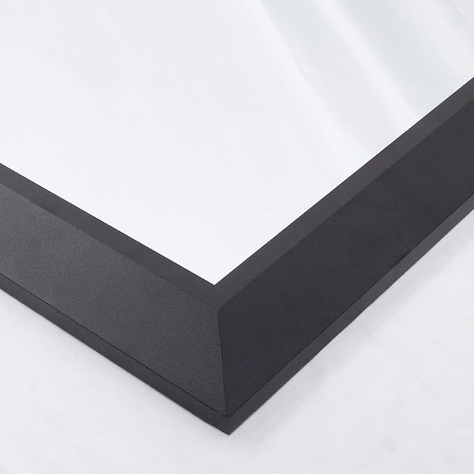Amorho Black Bathroom Mirror, Living Room, Large Rectangle Vanity Mirrors. - Image 9