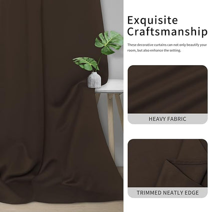 Easy-Going Blackout Curtains for Bedroom, Solid Thermal Insulated Grommet and - Image 5