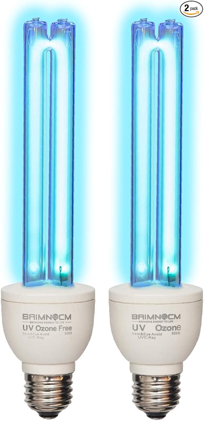 BAIMNOCM UV Light Bulb, UV-C Light Bulb 25 Watt E26 Base, One Bulb Ozone and by BAIMNOCM