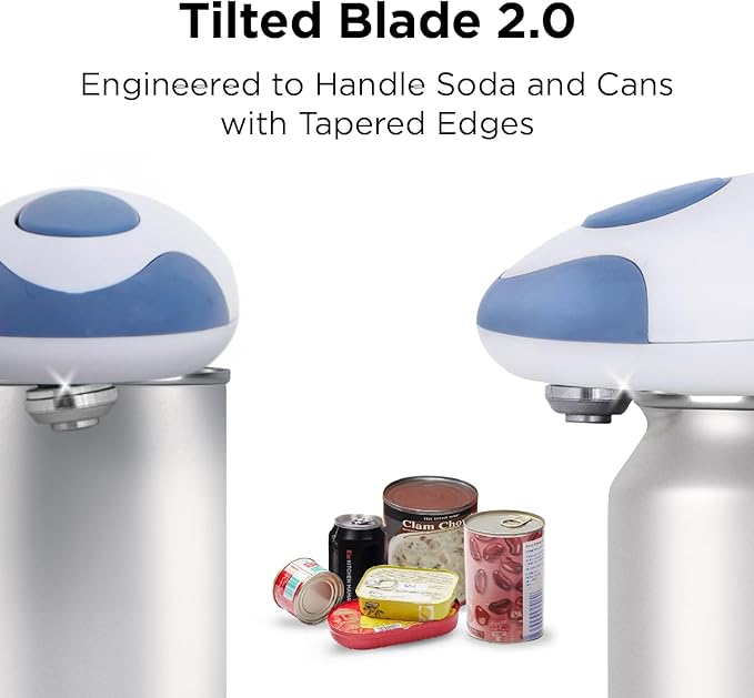 Kitchen Mama Auto 2.0 Electric Can Opener: Blade Opens Almost Any Can Pop or - Image 4