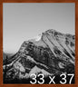 Frame It Easy 33 x 37 Russet Wood Frame by FrameItEasy