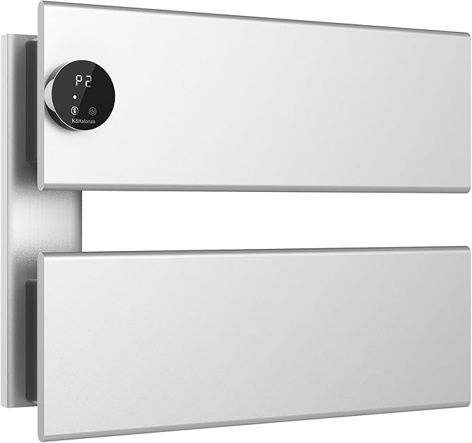 K&KALONZO Electric Towel Warmer, 18.35" W x 14.6" H Wall-Mounted Towel Heater by KKALONZO