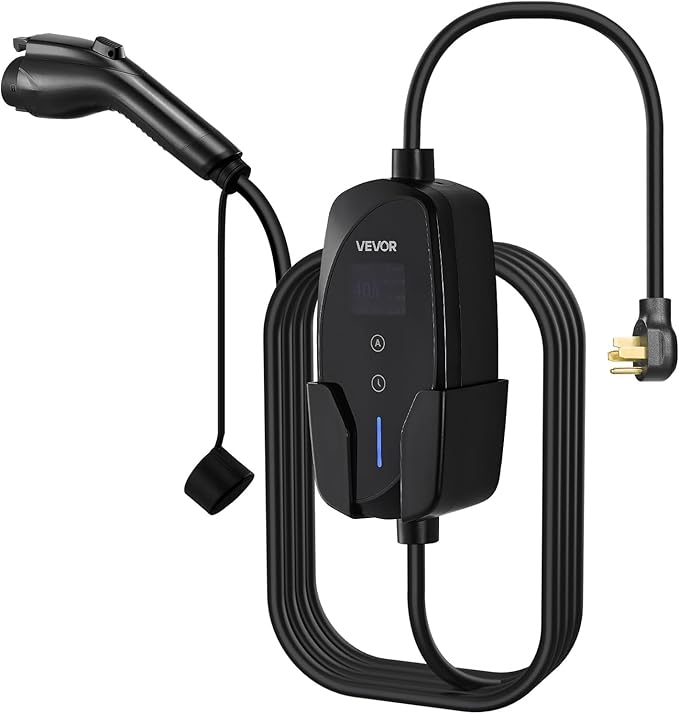 VEVOR Level 2 EV Charger, 40 Amp Adjustable Current, 240V Electric Vehicle - Image 9