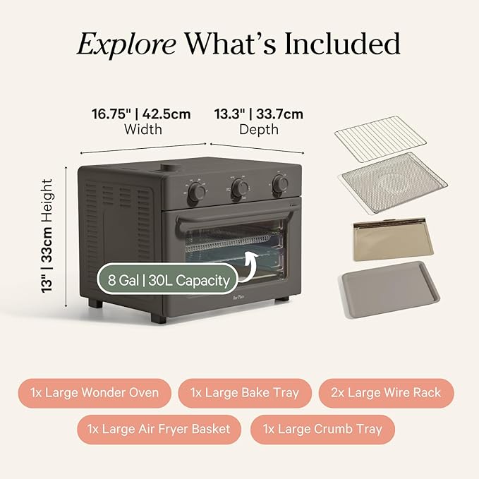 Our Place Large Wonder Oven | 6-in-1 Stainless Steel Air Fryer Toaster Oven - Image 7