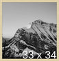 Frame It Easy 33 x 34 Wheat Wood Frame by FrameItEasy