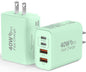USB C Wall Fast Charger Block, 40W 4-Port Type C Chargers Fast Charging Blocks by Duloch