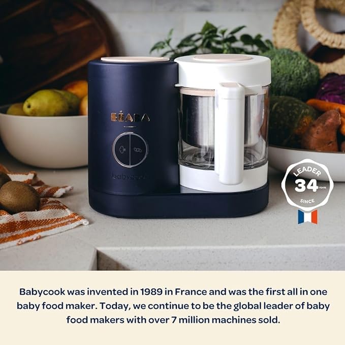 BEABA Babycook Neo Baby Food Maker | Non-Toxic Glass & Stainless Steel | - Image 3