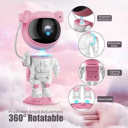 AceGamer Astronaut Galaxy Projector Night Light - Image 3