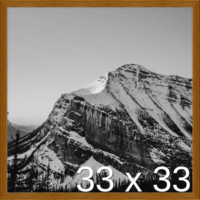 Frame It Easy 33 x 33 Hazel Wood Frame by FrameItEasy