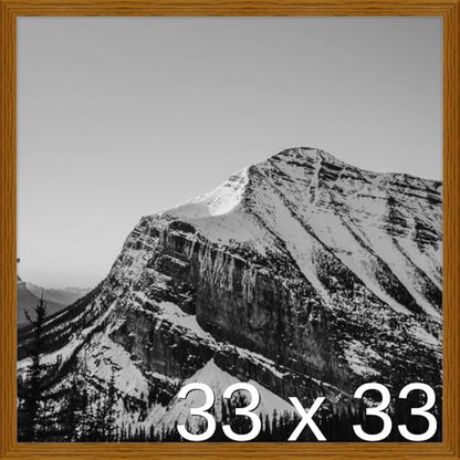 Frame It Easy 33 x 33 Hazel Wood Frame by FrameItEasy