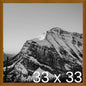 Frame It Easy 33 x 33 Hazel Wood Frame by FrameItEasy