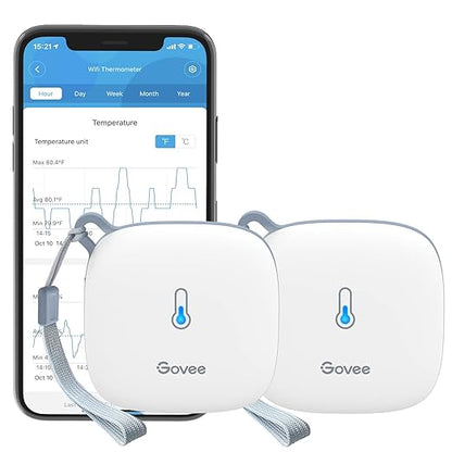 Govee WiFi Temperature Sensor H5179, Smart Hygrometer Thermometer by Govee