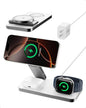 Intoval 3-in-1 Foldable Wireless Charging Station, Qi2 Certified 15W Ultra Fast by Intoval