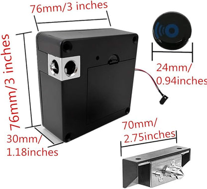 Electronic Cabinet Lock, RFID Electronic Cabinet NFC Function Supported Hidden - Image 2